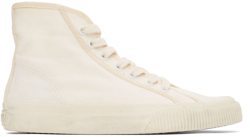 Re/Done Off-White 70s High Top Sneakers