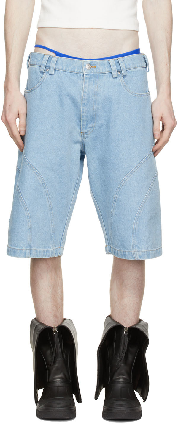 Marshall Columbia Ssense Exclusive Blue Shorts