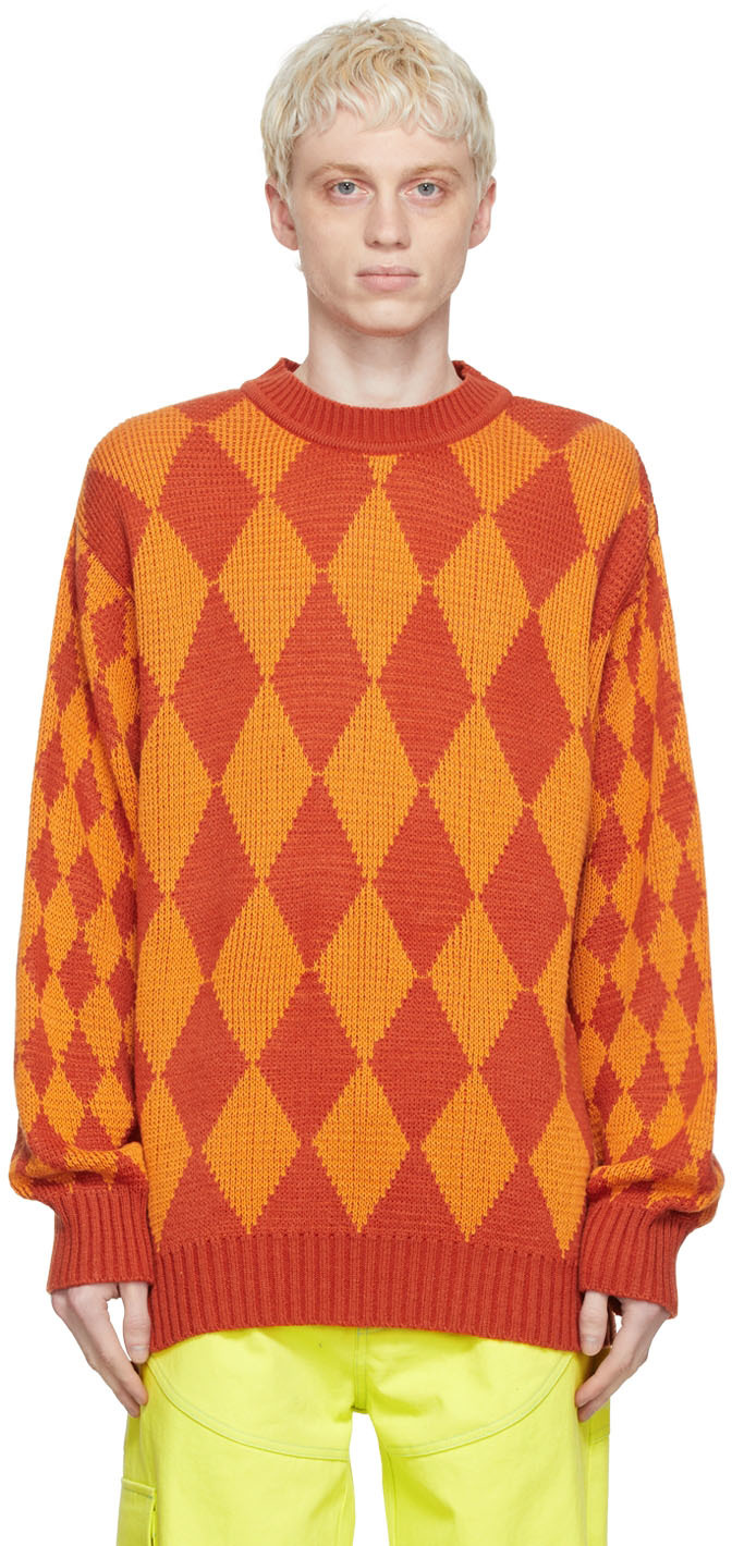 Marshall Columbia SSENSE Exclusive Orange Shradha Kochhar Edition Sweater