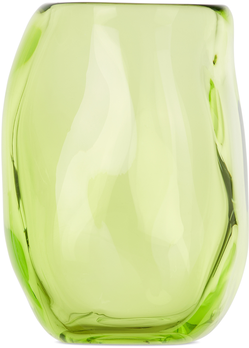 Rira Green Nienke Sikkema Edition Addled Water Glass In Apple