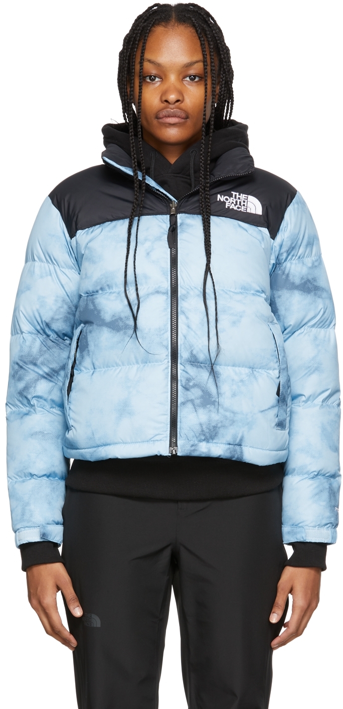 The North Face: Blue 1996 Retro Nuptse Down Jacket | SSENSE Canada