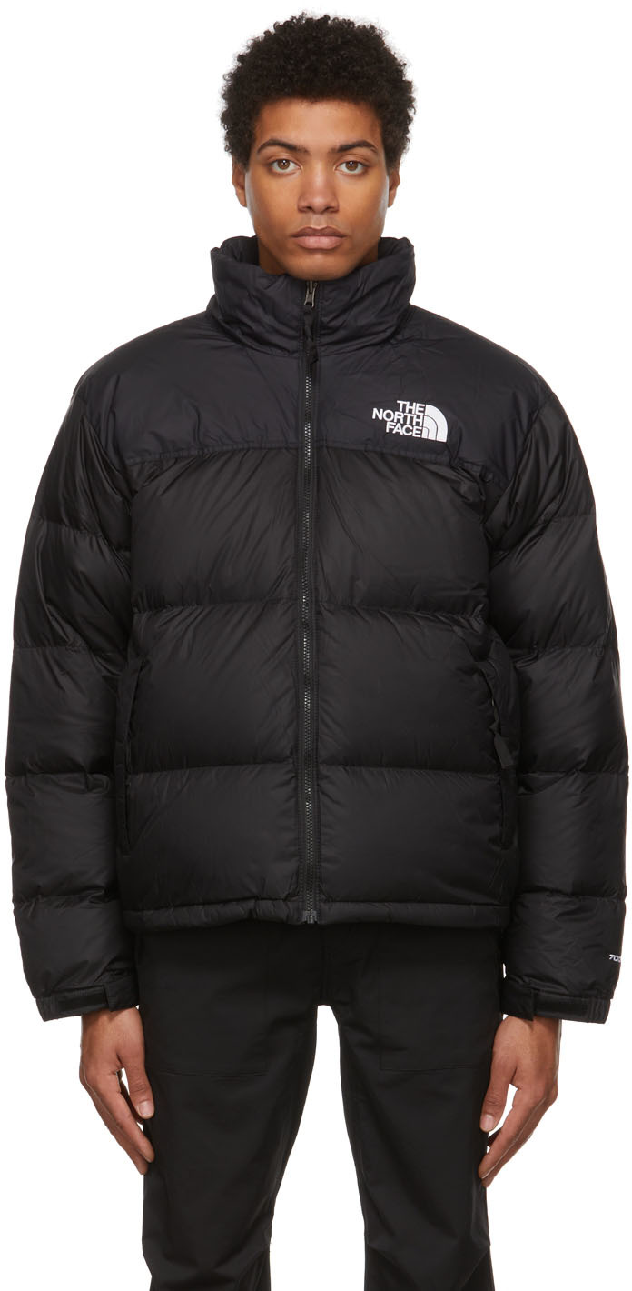 Black Down 1996 Retro Nuptse Jacket by The North Face on Sale