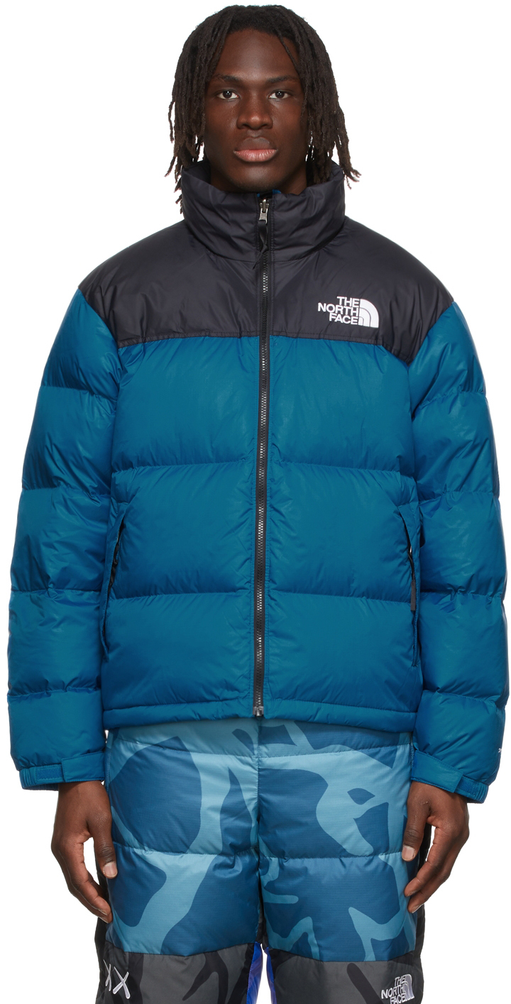 The North Face: Blue 1996 Retro Nuptse Down Jacket | SSENSE