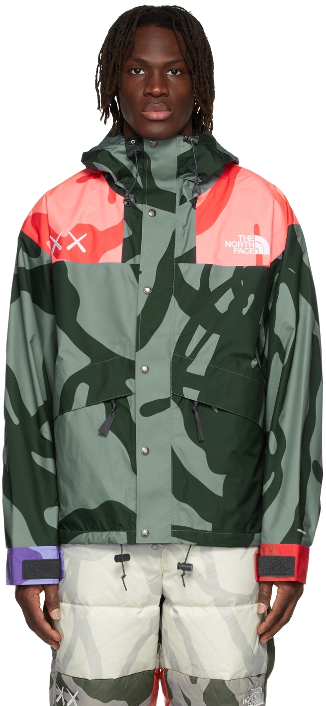 The North Face Multicolor KAWS Edition Retro 1986 Mountain Jacket SSENSE