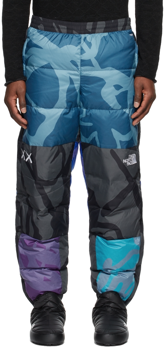The North Face Kaws Puffer Pants Blue