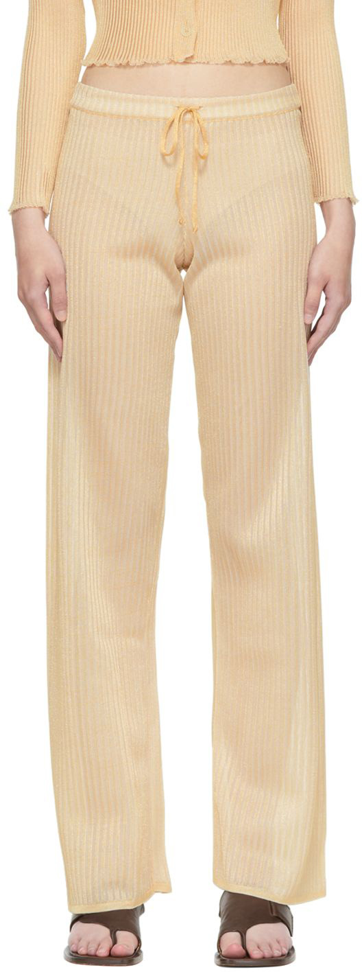 Our Legacy Beige Slow Lounge Pants