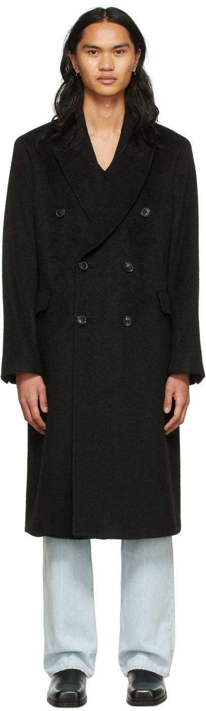 Our Legacy: Black Whale Coat | SSENSE