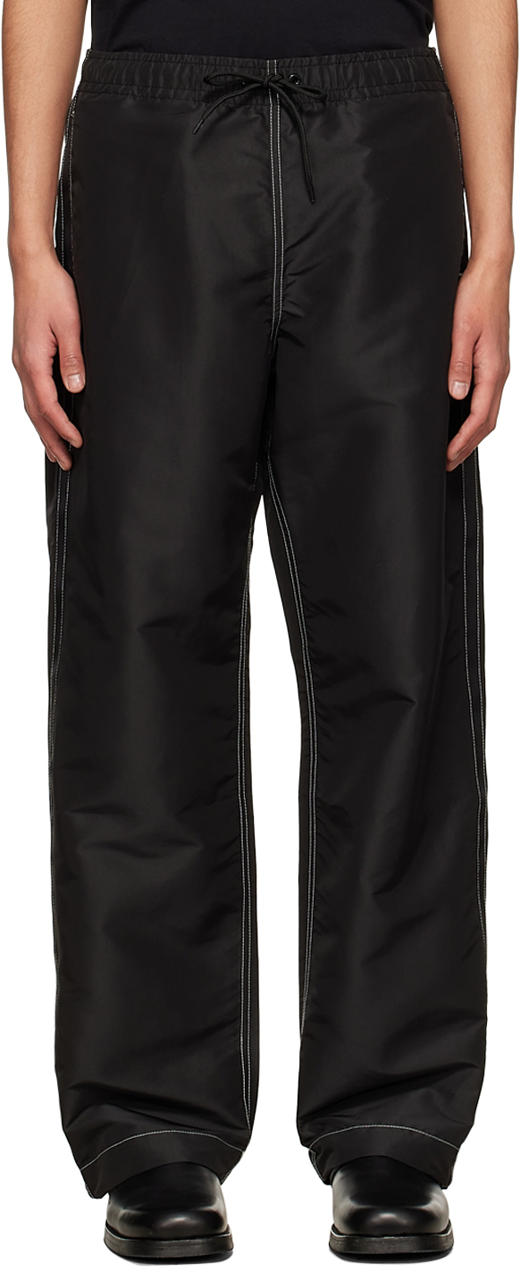 Our Legacy Black Recycled Polyester Trousers | Smart Closet