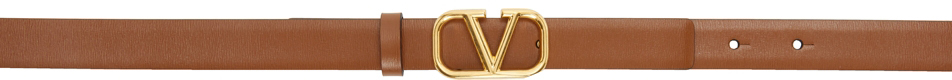 Valentino Garavani Reversible Black & Brown VLogo Belt