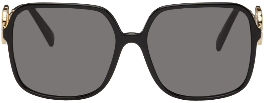 Valentino Garavani Black Oversized Square Sunglasses