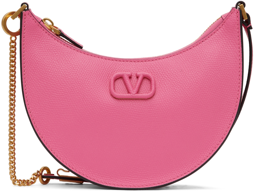 Valentino Garavani Pink Mini VLogo Shoulder Bag
