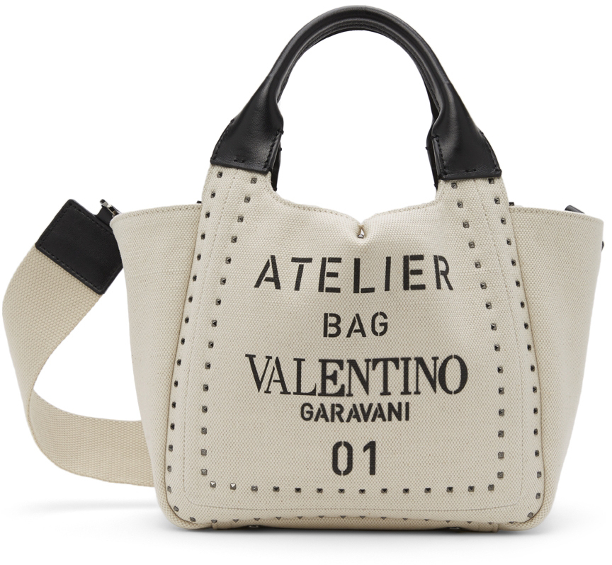 Valentino Garavani Beige 'Atelier Bag 01' Tote