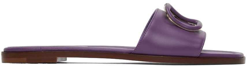 Valentino Garavani Purple VLogo Sandals