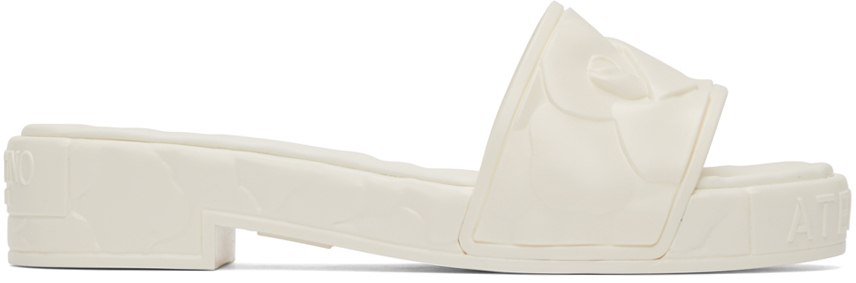 Valentino Garavani White 03 Rose Edition Atelier Heeled Sandals