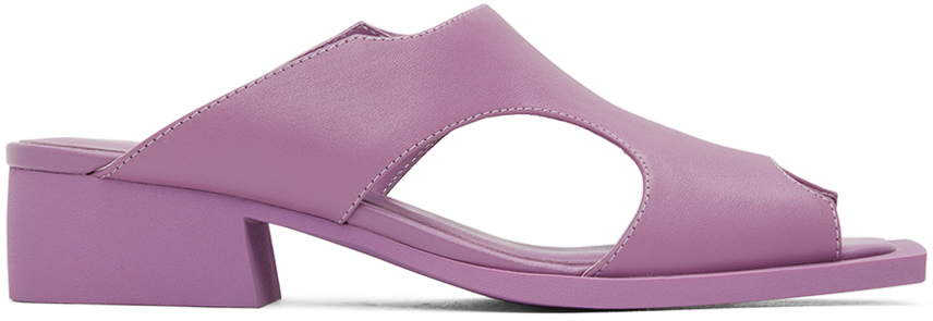 Issey Miyake Purple United Nude Edition Fin Heeled Sandals