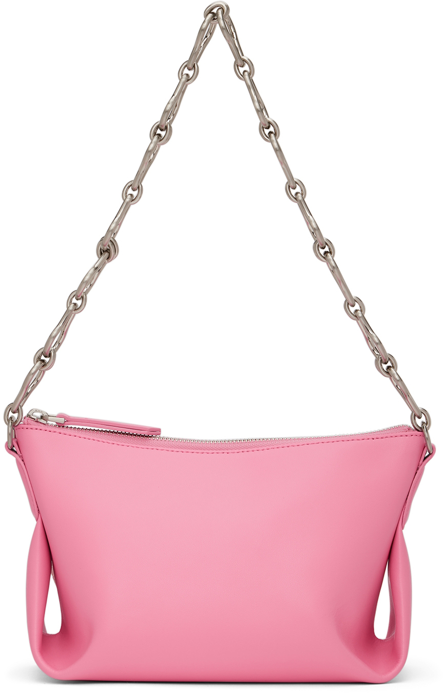 pink chain shoulder bag