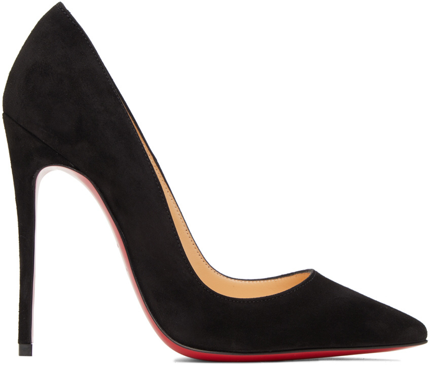 So kate velvet heels Christian Louboutin Black size 4 US in Velvet -  34822966