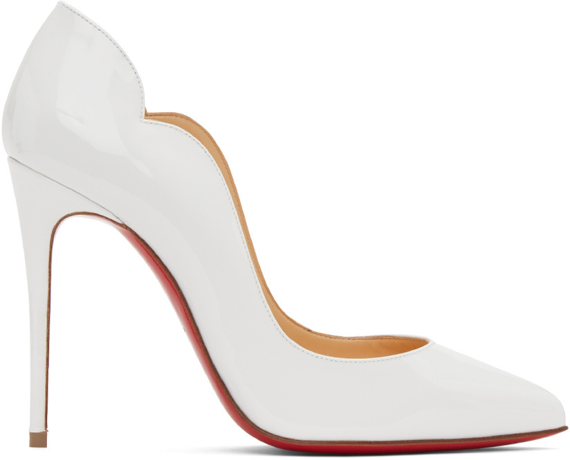 efterklang jord Encommium Christian Louboutin Exclusive To Mytheresa - Hot Chick 100 Patent Leather  Pumps In W302 White | ModeSens
