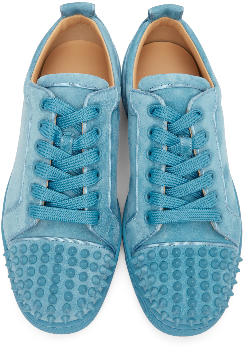 Louis junior spike low trainers Christian Louboutin Blue size 40
