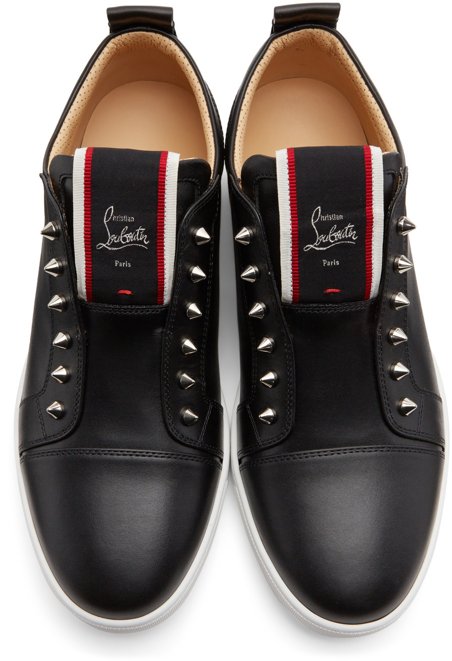 Christian Louboutin Black F.A.V. Fique A Vontade Sneakers