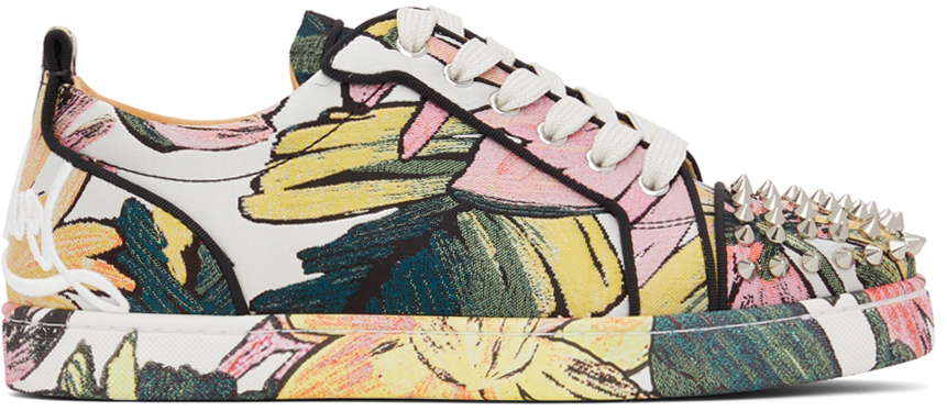 Christian Louboutin: Multicolor Fun Louis Junior Spikes Sneakers