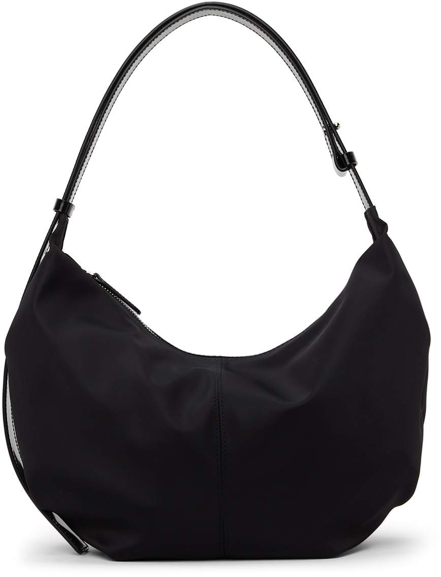 Nothing Written: Black Nylon Shoulder Bag | SSENSE Canada
