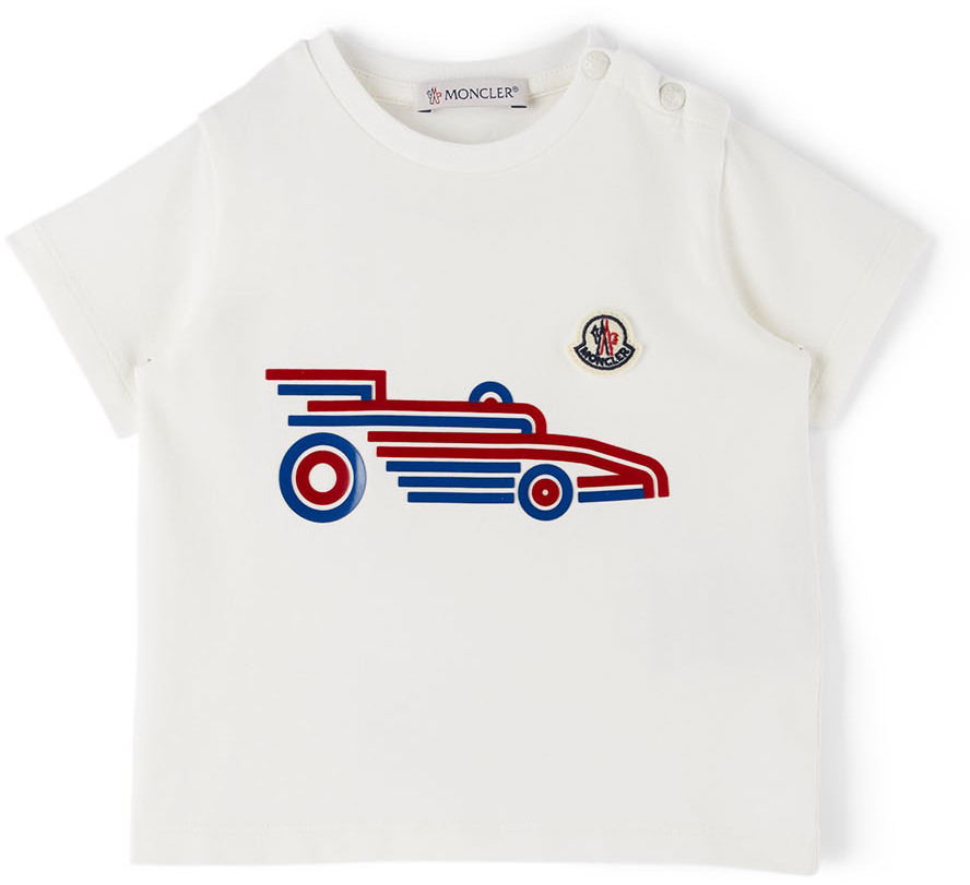 Ssense Abbigliamento Top e t-shirt T-shirt T-shirt a maniche corte Baby Off-White Car Graphic T-Shirt 