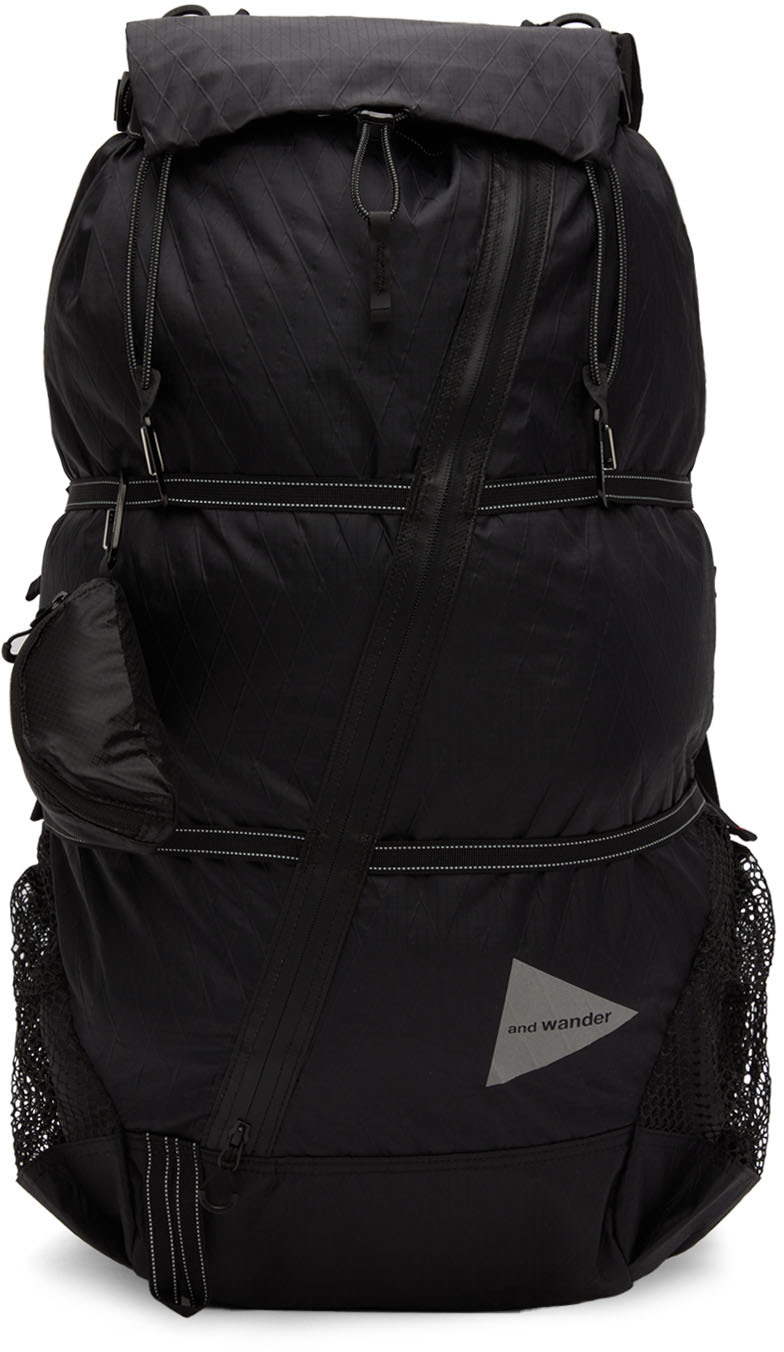 and wander Black X-Pac 45L Backpack
