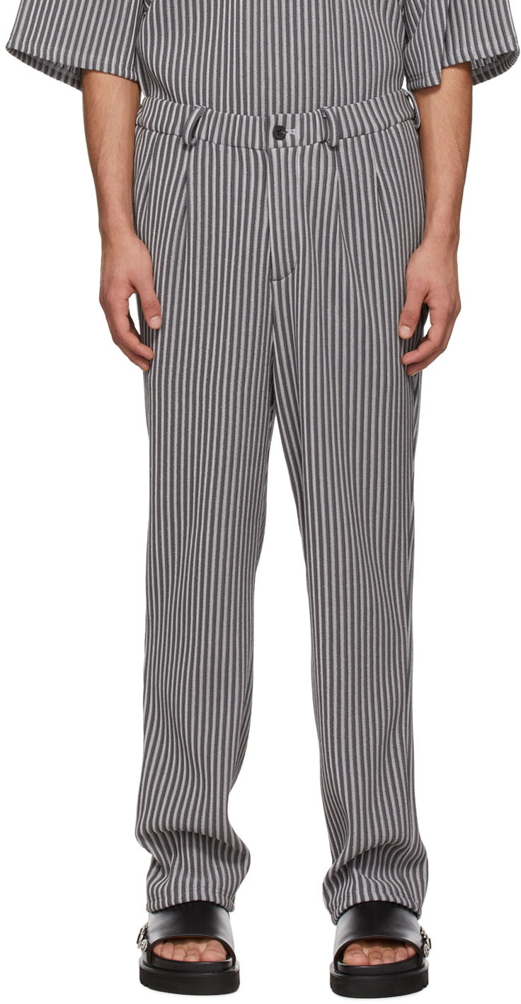 Grey Rayon Trousers