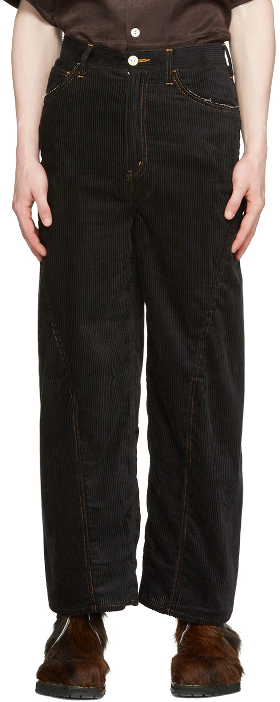 Black Cotton Trousers