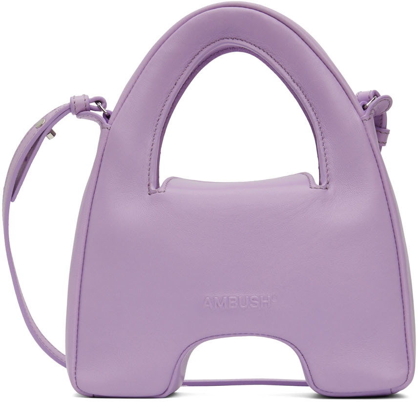 Purple Padded 'A' Shoulder Bag by AMBUSH on Sale