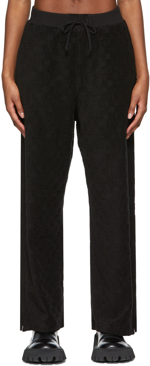 Black Cotton Lounge Pants