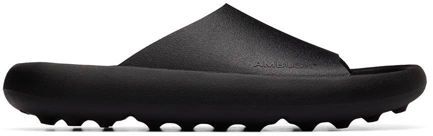 AMBUSH Black Rubber Slides