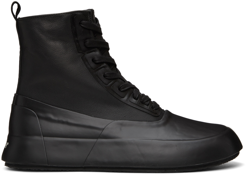 Ambush Black Leather Sneakers