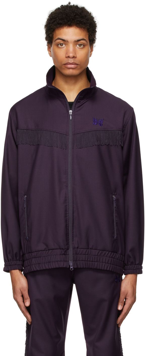 Purple Fringe Track Jacket