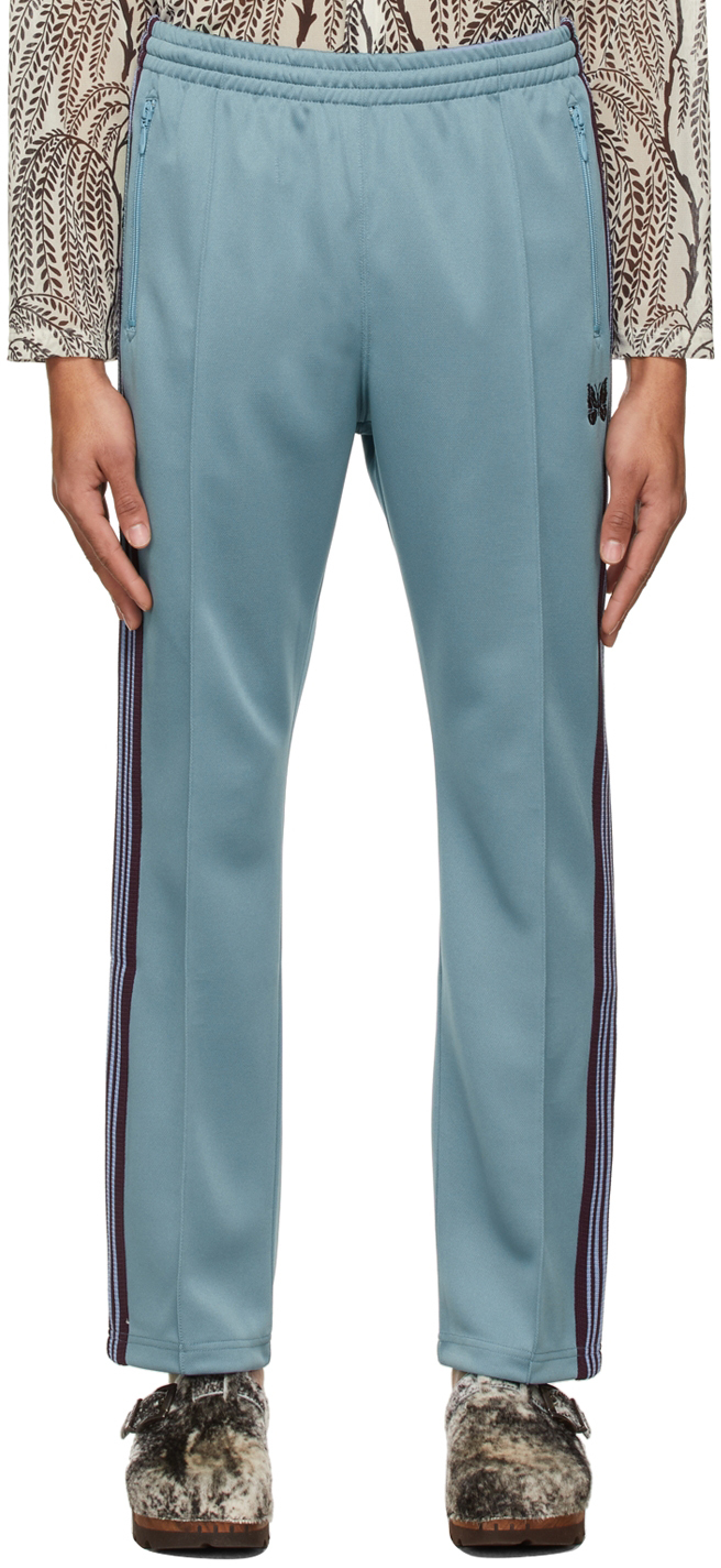 Needles Blue & Purple Narrow Track Sweatpants | Smart Closet