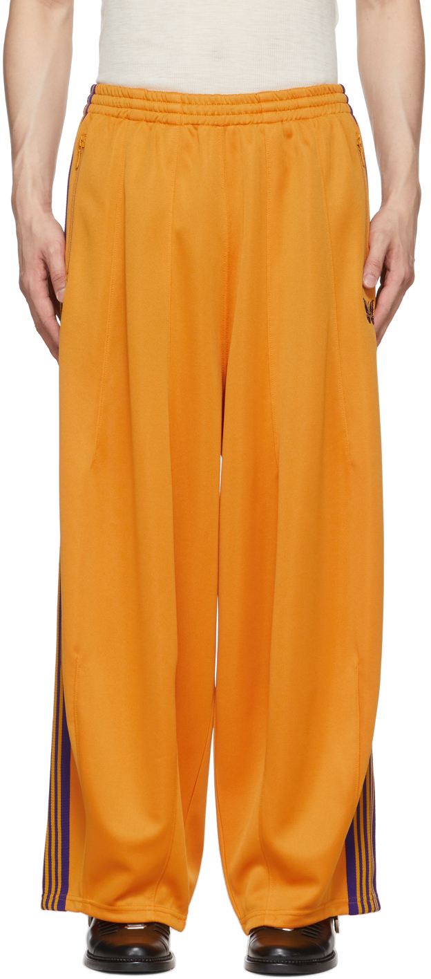 NEEDLES: Yellow HD Track Lounge Pants | SSENSE