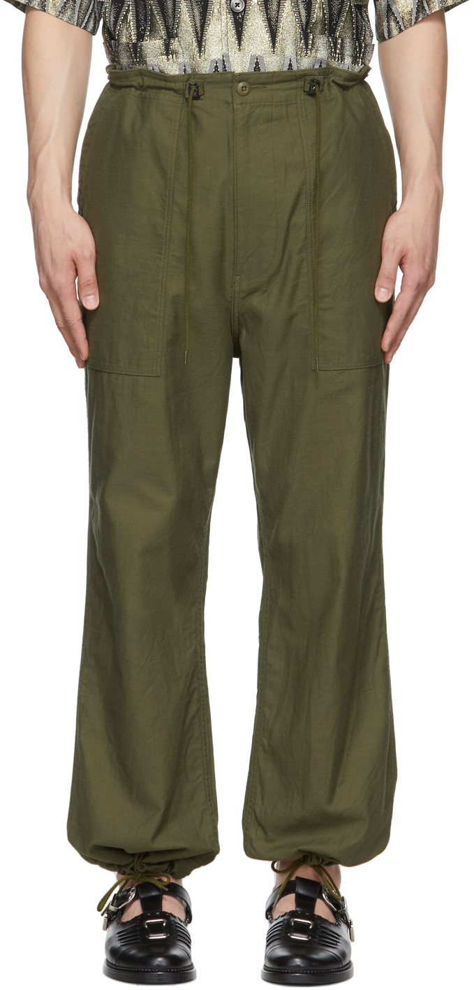 Khaki String Fatigue Trousers