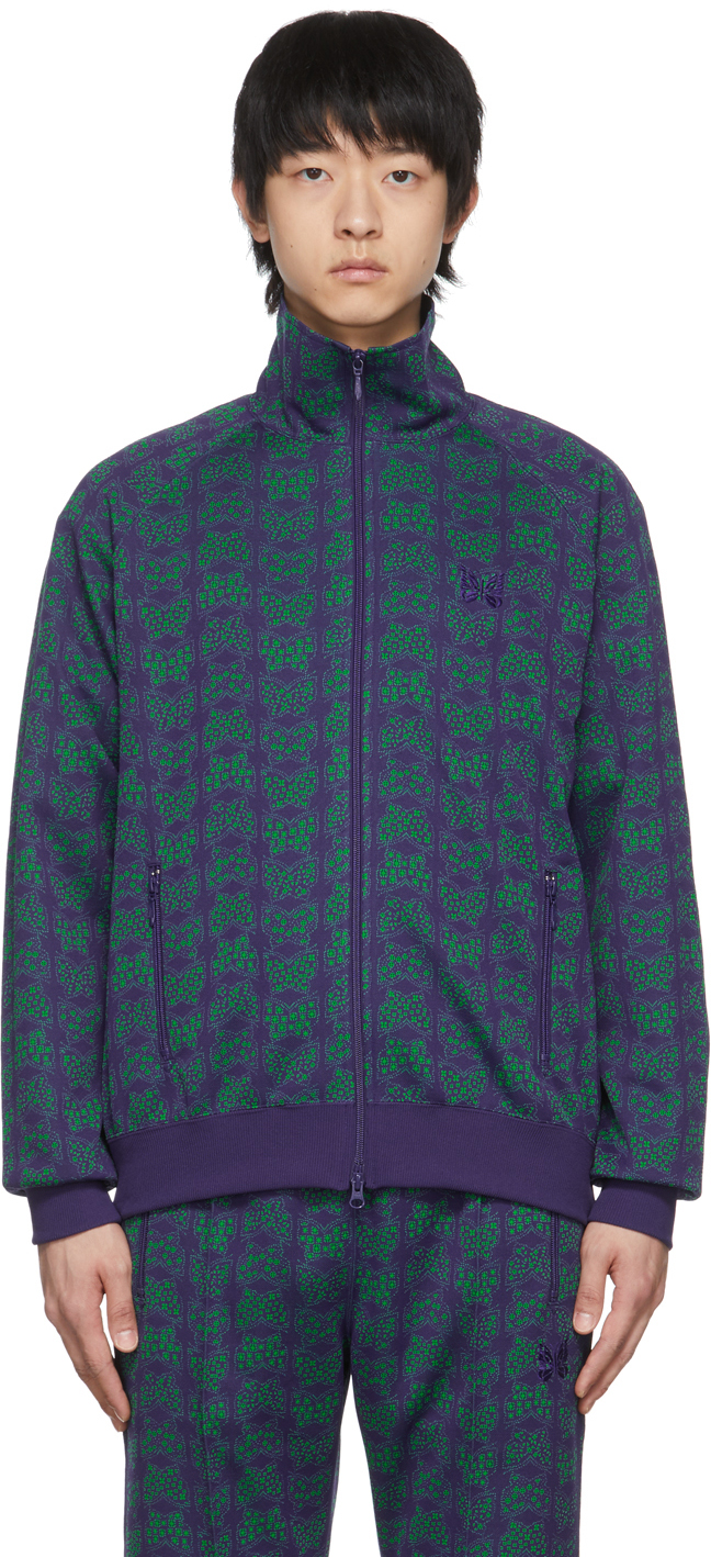NEEDLES Purple & Green Track Jacket