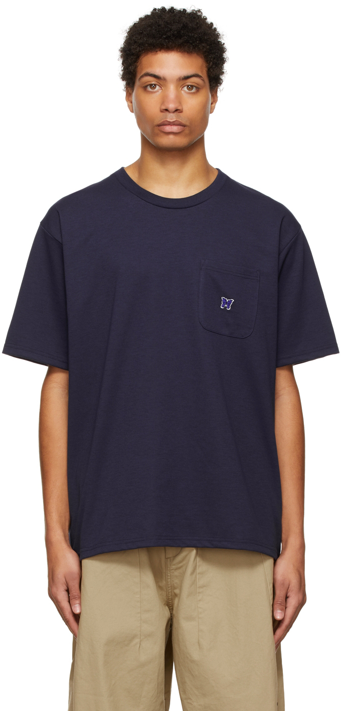 NEEDLES Purple Crew T-Shirt