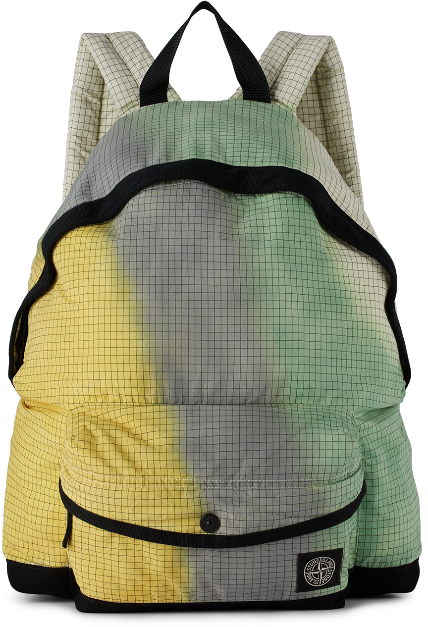 STONE ISLAND JUNIOR KIDS MULTICOLOR AIRBRUSHED BACKPACK