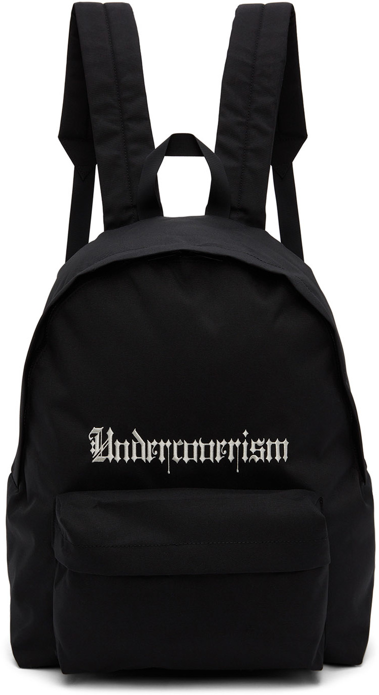 UNDERCOVERISM BLACK LOGO BACKPACK