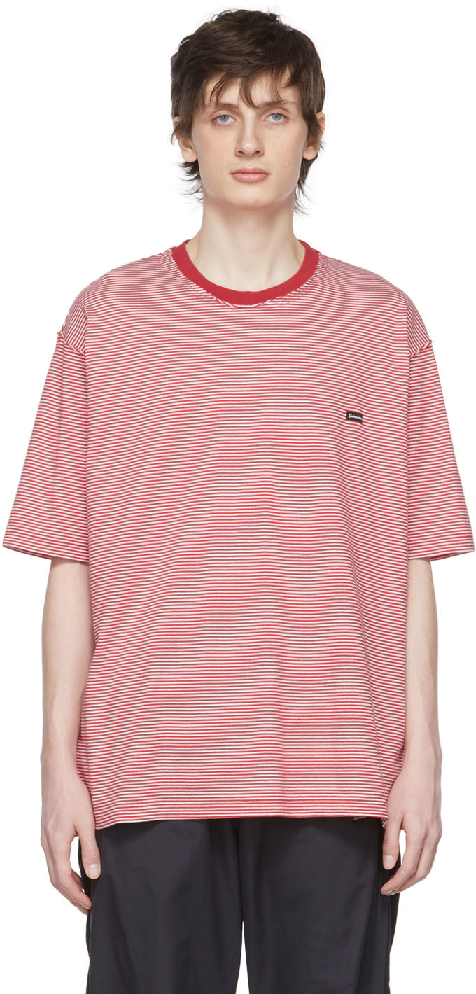 Red & White Cotton T-Shirt