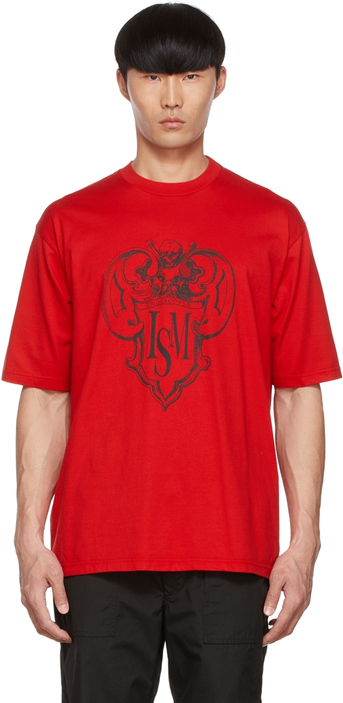 Undercoverism Red Cotton T-Shirt