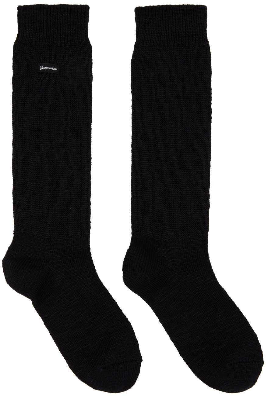 Undercoverism Black Logo Socks