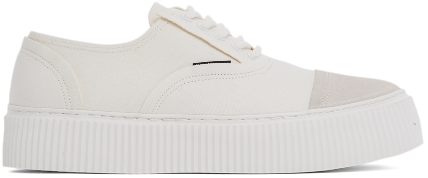 Undercoverism White Canvas Low Sneakers