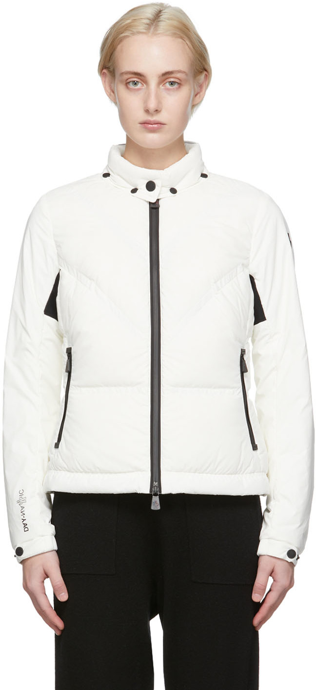 Moncler Grenoble Quilted Panelled Jersey Down Ski Jacket In Multicolor
