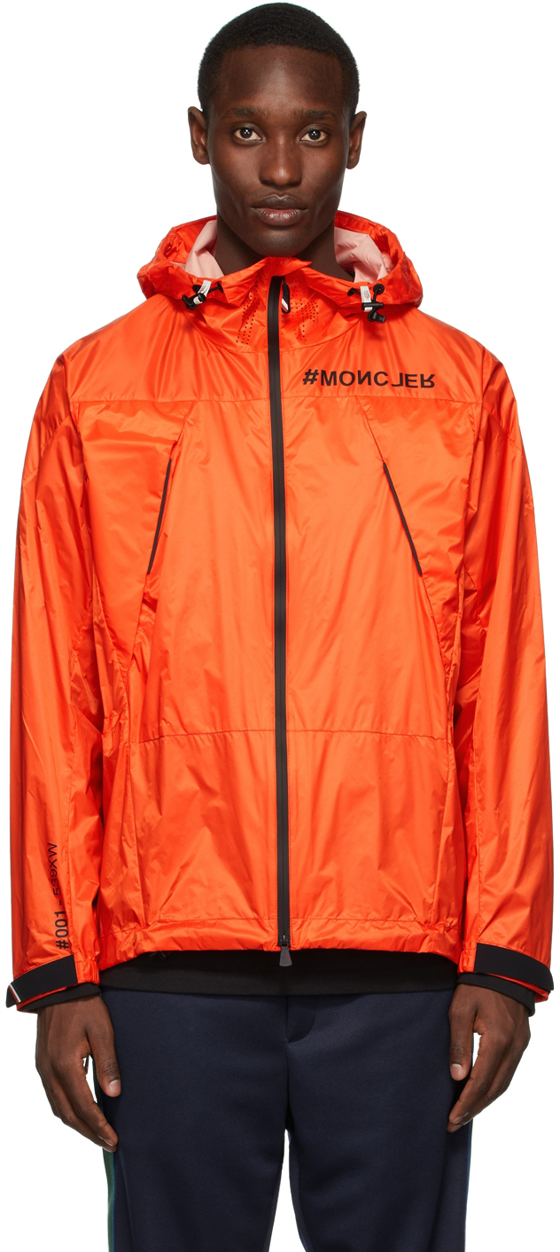 Moncler Grenoble: Orange Meznec Jacket | SSENSE