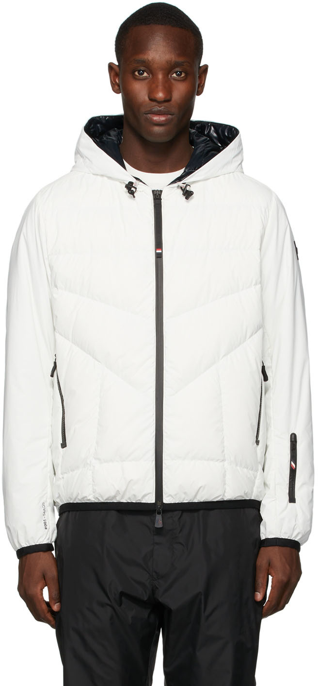 Moncler Grenoble Quilted Panelled Jersey Down Ski Jacket In Multicolor