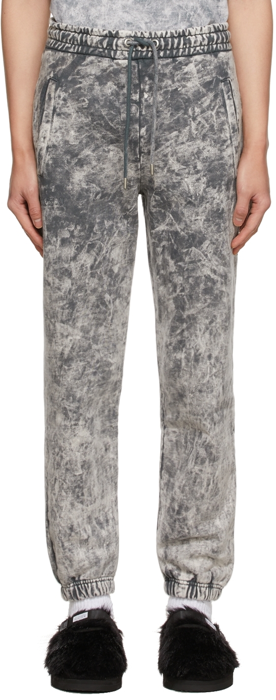 Han Kjobenhavn Grey Fleece Acid Wash Lounge Pants